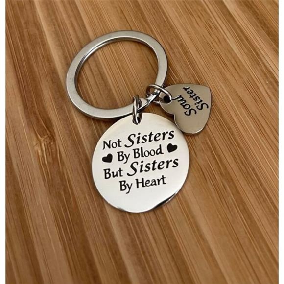 Sister By Blood but Sister By Heart Keychain | Best Friends |  Keychain for Gift - Picture 6 of 6
